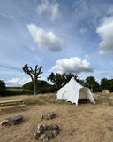 Come and Stay in our Off Grid Luxury Lotus Bell Tents