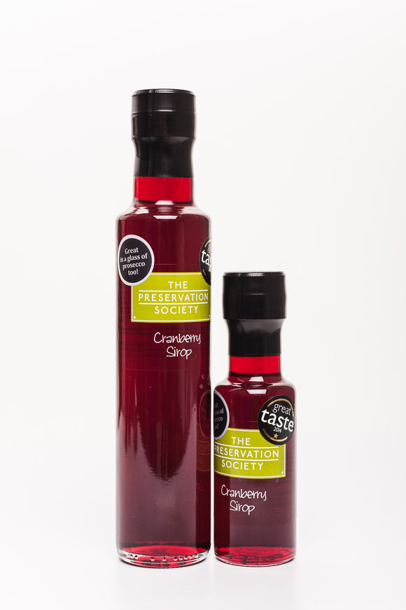 Cranberry Sirop - The Preservation Society 