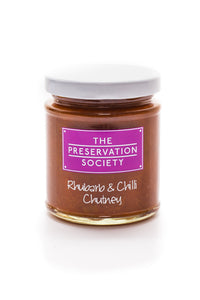 Rhubarb and Chilli Chutney - The Preservation Society 